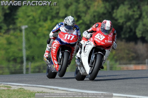 2009-09-27 Imola 1636 Acque minerali - Superstock 1000 - Race - Denis Sacchetti - KTM RC8 R
